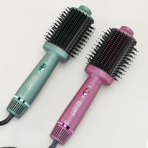 Enzo Brosse magique 2 en 1 sèche-cheveux et lisseur