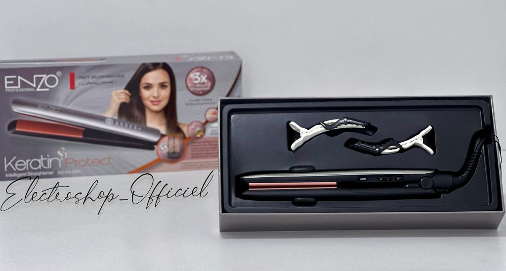 Plaque Lissante Professionnelle ENZO – Protein & Keratin