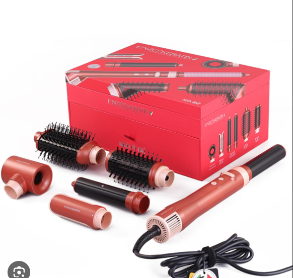 ENZO KERATIN 5 IN 1 HAIR DRYER BRUSH SET